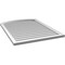 Ekena Millwork Arch Top Surface Mount PVC Gable Vent: Functional, w/ 2"W x 1-1/2"P Brickmould Frame, 32"W x 42"H GVPAR32X4202SF - alternate 3